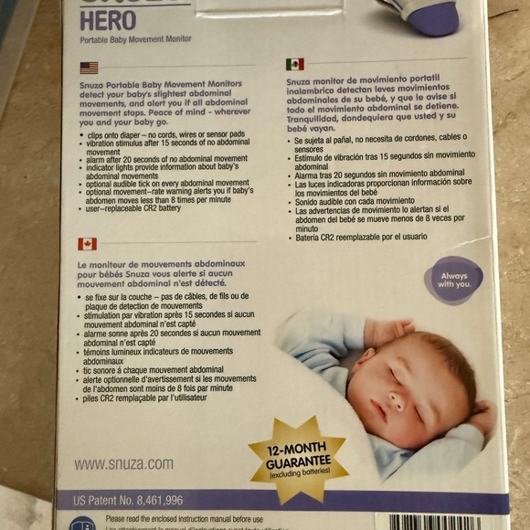 Snuza Hero Baby Movement Monitor - Picture 3 of 4